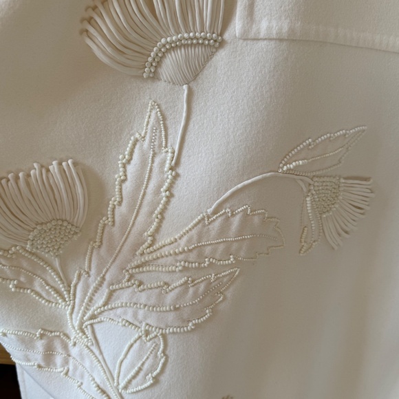 Valentino Macramé Embroidered Cape Coat – Size IT 42 (US 6–8) - Picture 3 of 5